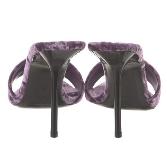 Saint Laurent Velvet Mules - Picture 5 of 6